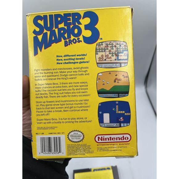 Super Mario Bros. 3 Nintendo NES CIB Complete - Picture 12 of 16